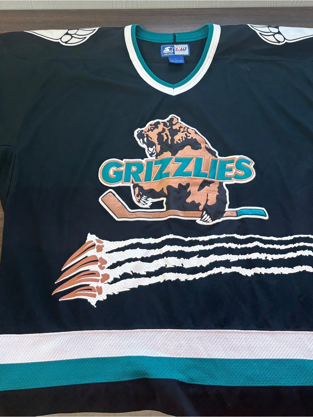 STARTER Black and Teal Kids Bottoms